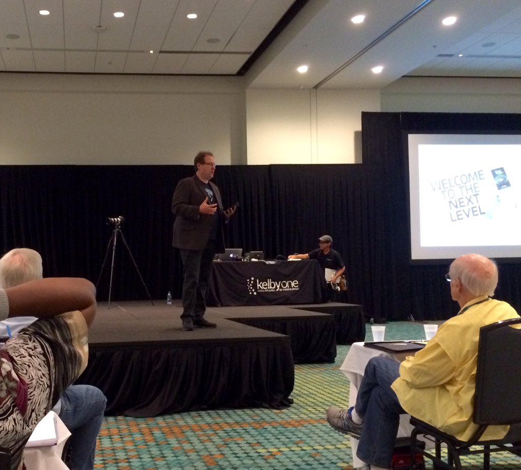 allredwine's tweet photo. Gett'n my "learn" on with the maestro!  #KelbyOne #ScottKelby #Canon #bhphotovideo #photography https://t.co/T2RXkulELw