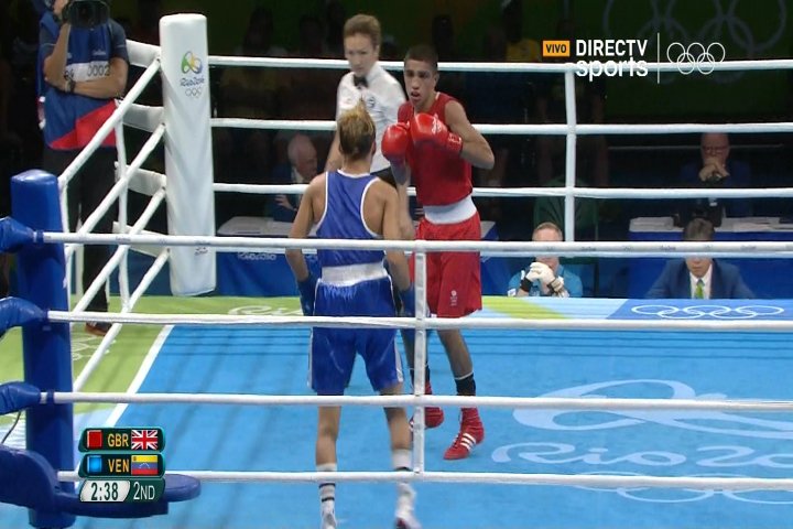 DIRECTVSportsVE's tweet photo. #VEN se quedó con la pelea y pasa a los 4tos de final de #boxeo en #Rio2016EnDIRECTV. ¡GRACIAS, Yoe!  💪👊 https://t.co/Zj6S5kDiie