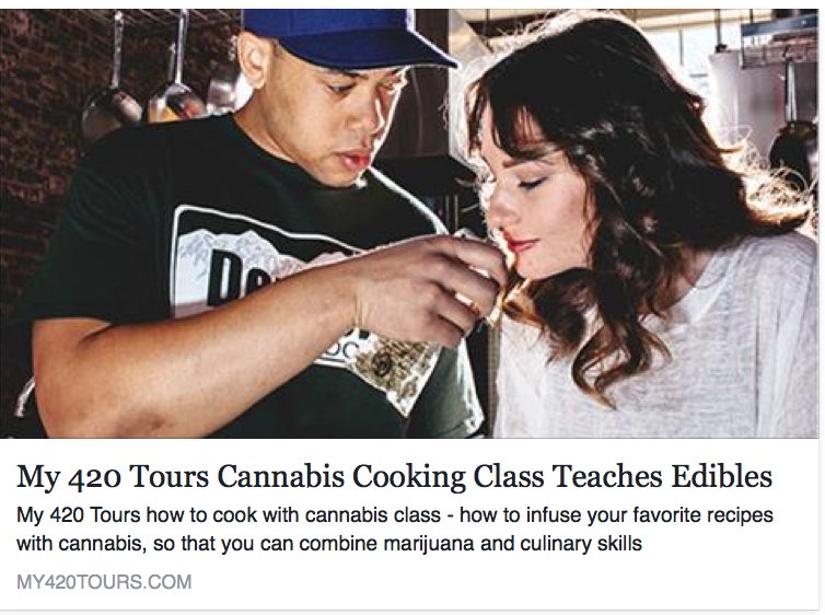 Thank you <a href="/MERRYJANE/">MERRY JANE</a> for featuring our #Cannabis Cooking Class! #mondaymotivation bit.ly/2bbFl6B