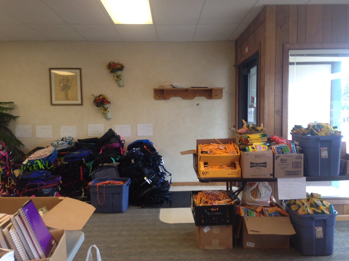 Thank you <a href="/UnitedWay/">United Way</a> for choosing the Fergus Falls store to buy your school supplies! <a href="/Sharratt13/">Jessica Sharratt</a> <a href="/FergusChamber/">Fergus Falls Chamber</a>