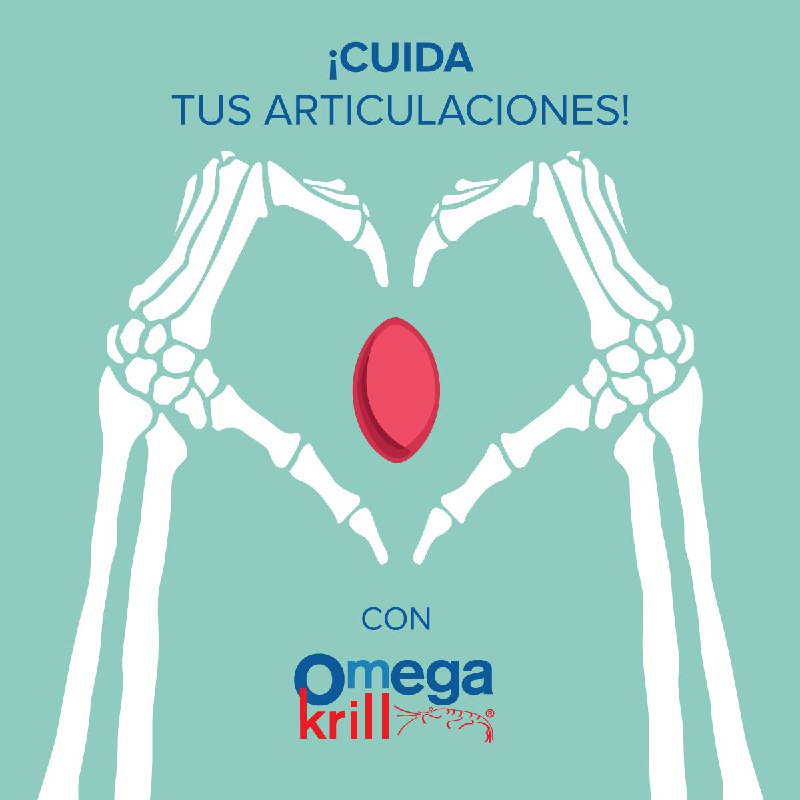 ¡Cuida tus #articulaciones! Protege a los que amas con #OmegaKrill ;)  Compra en línea en: bit.ly/1WX8MOy