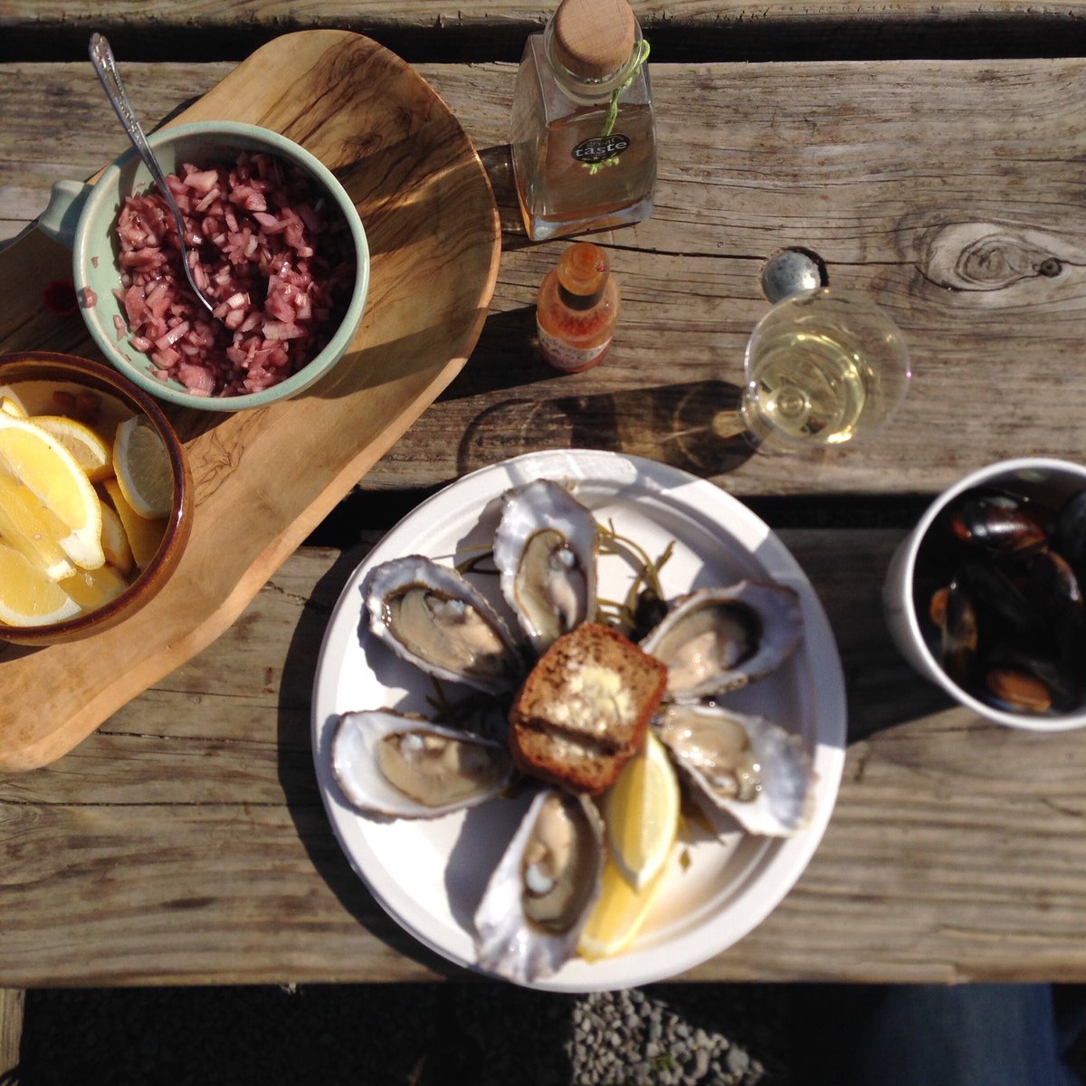 We're on our Great #British &amp; #Irish #oyster tour! Sampling these beauties in county #Mayo.