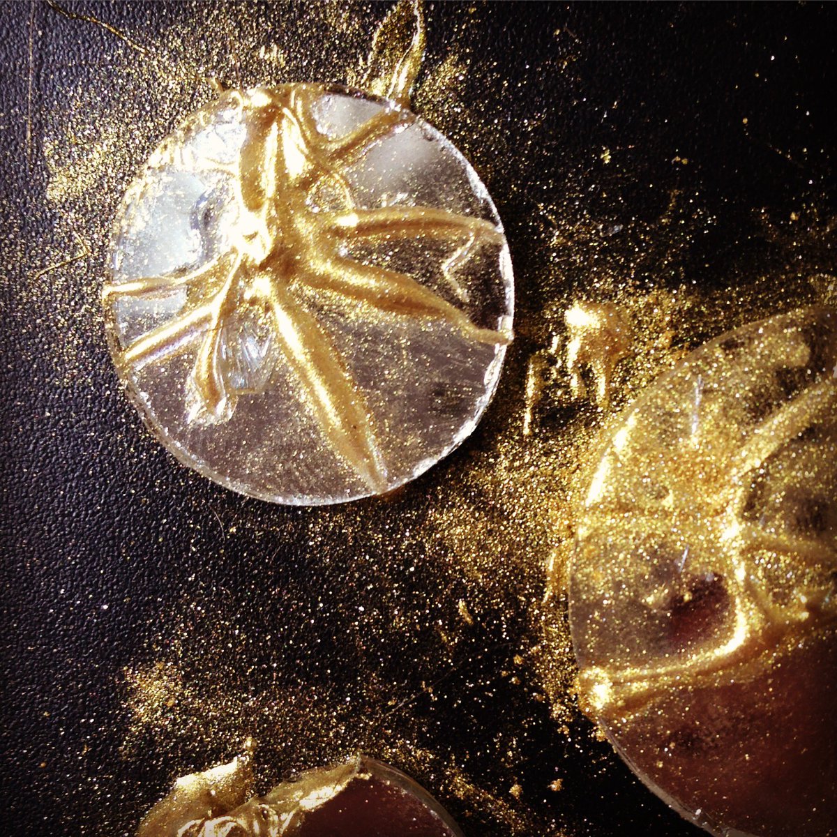 EKerrPatton's tweet image. #goldheals new pieces for my #hiddendamage collection, launching at #IJL2016 #mentalhealthmatters