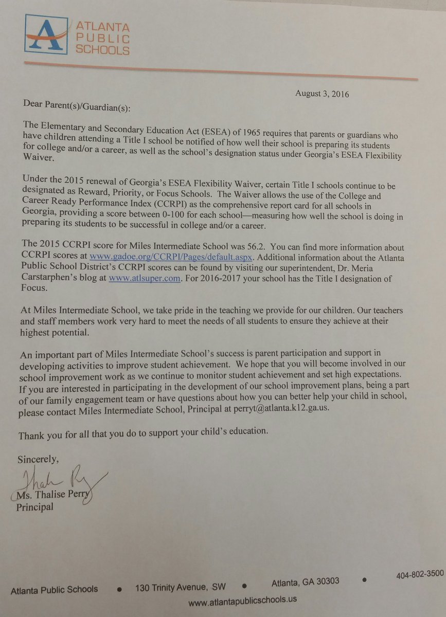 SWParentEngage's tweet photo. Title I Parent Notification Letter coming home soon. Keeping YOU aware of our school status #2bInformed https://t.co/Sb2THdgmx9