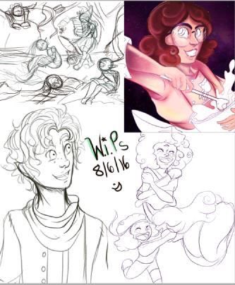 FayedArts's tweet photo. WIPs and sketches #stevenuniverse #sketches #WIP #fayedarts #spacebattlelunchtime https://t.co/rpzHuWQ4g0