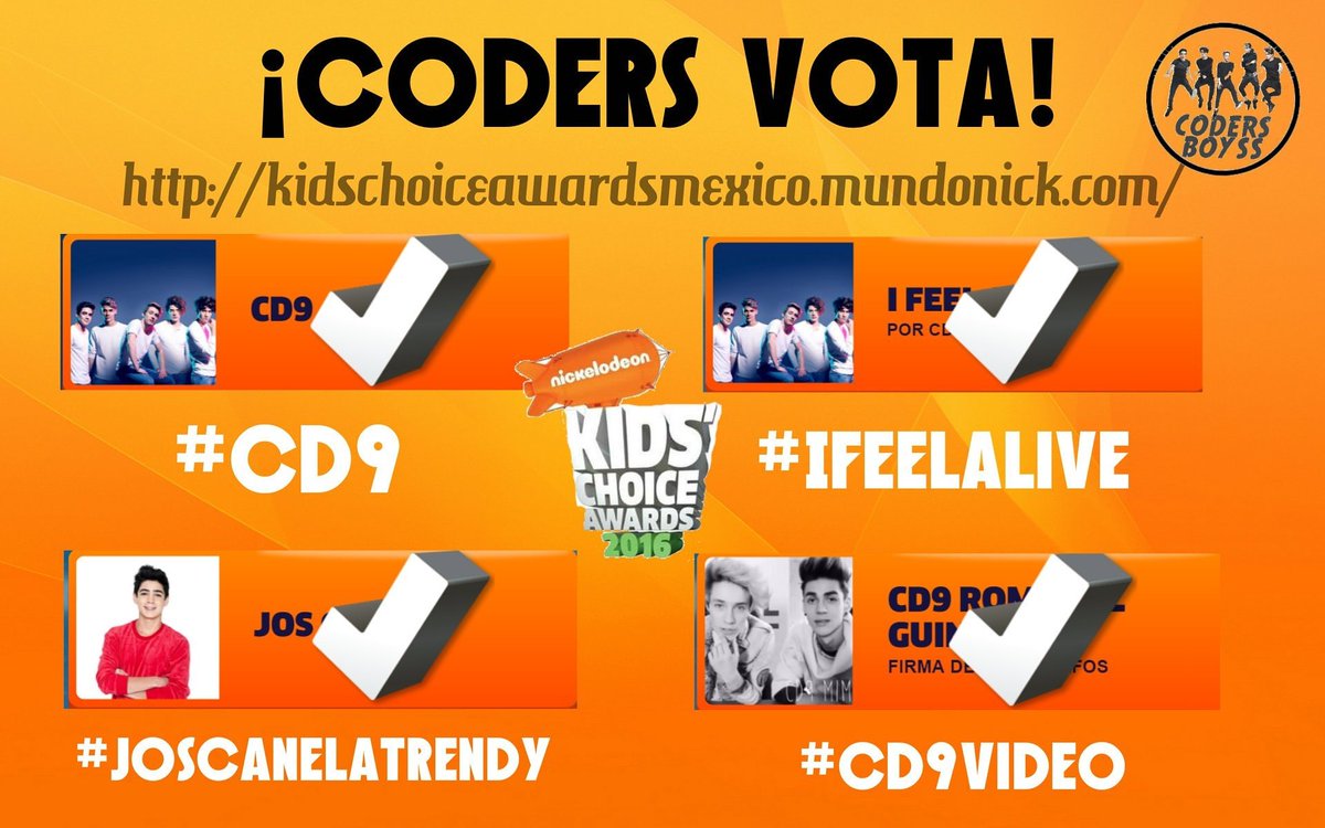 JuventudCD9's tweet image. 🚨¡Ultimo día para VOTAR por los @CD9! 🚨
~Isra

#CD9 #CD9Video #IFeelAlive #JosCanelaTrendy #KCAMexico