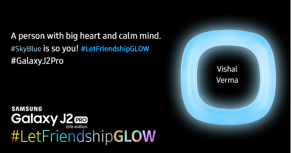 NidhiBhar's tweet photo. Make this Friendship Day special for your friend with #GalaxyJ2Pro & #LetFriendshipGLOW https://t.co/XQ9Ev3yCQm https://t.co/VVwEXzuaQG