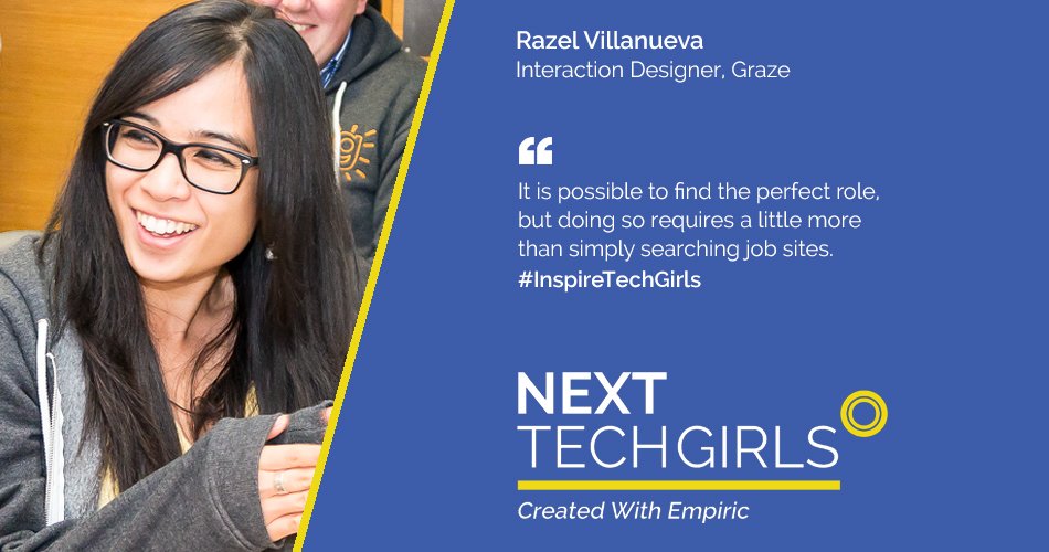 NextTechGirls's tweet photo. Great to have @grazedotcom's @RazelVanilla on our WallOfIns! She's #inspiring #tech #girls https://t.co/v0zL67adn5 https://t.co/pBCzOacE66