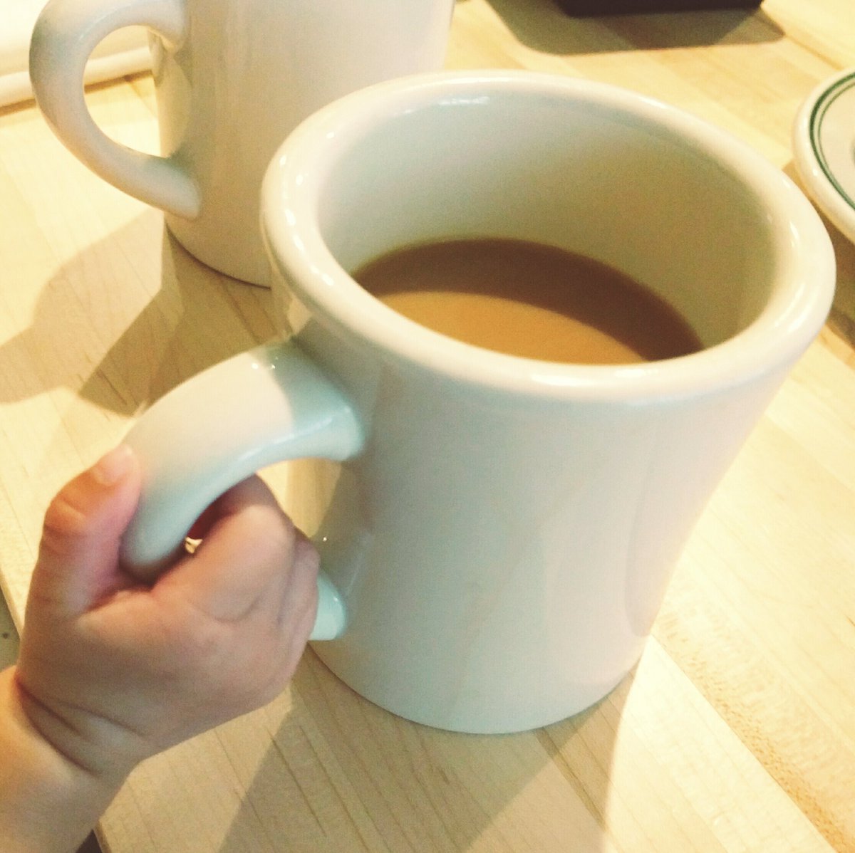 TrumpdMusical's tweet photo. Loser Monday mornings never happen when I have a cup of New York's finest coffee from Trump Tower. #DonaldTrump https://t.co/js8Xv2btjH
