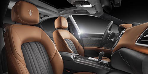 Experience the finest of Italian craftsmanship with Maserati #Ghibli Zegna Edition interior maserati.co.uk/maserati/uk/en…