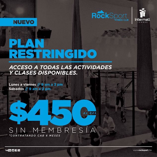 RockSport_Mx's tweet photo. Estudiantes y padres de familia: Aprovechen #PlanRestringido Lun-Sáb en #RockSportIntermall @PlazaIntermall #Torreón https://t.co/JfjWdb2tDD