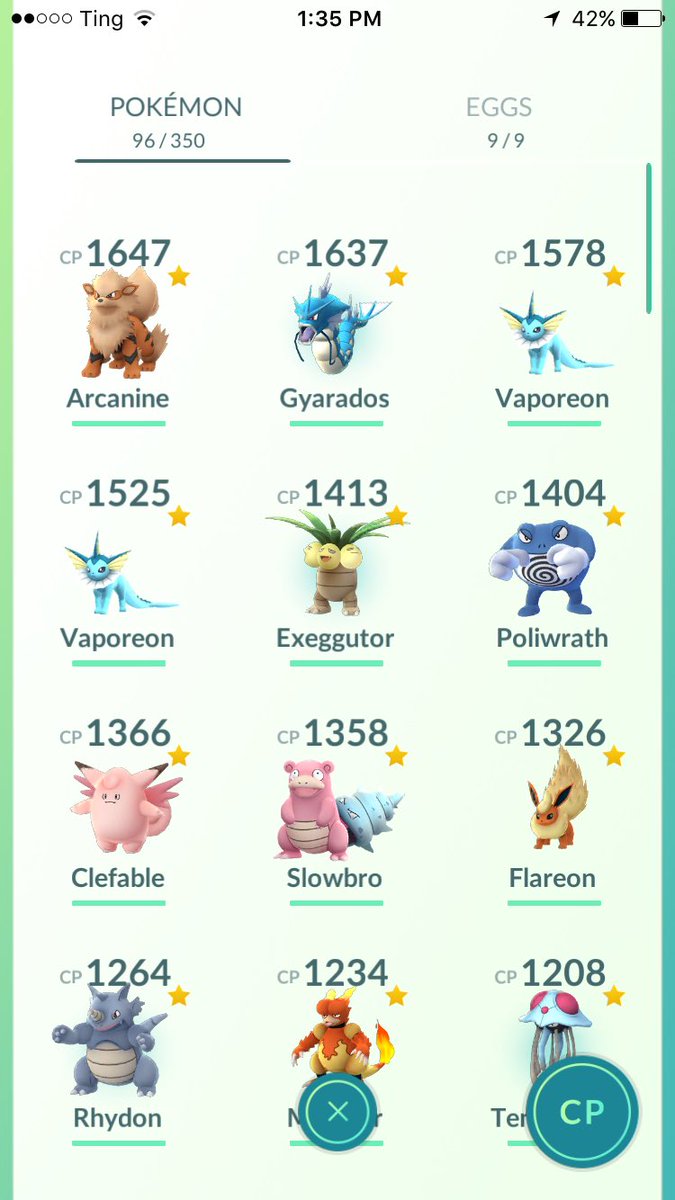 TeamValorGA's tweet photo. Hey #TeamValor ! Take a screenshot of your best Pokemon and send them in!! I'll be retweeting them as the come in! https://t.co/pNEhgyl3Yp