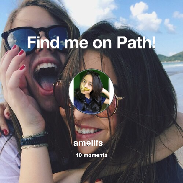 amellfs's tweet photo. Find me on #Path now! Go to https://t.co/bSBxIjn1V2 https://t.co/AXuFTbBxtm