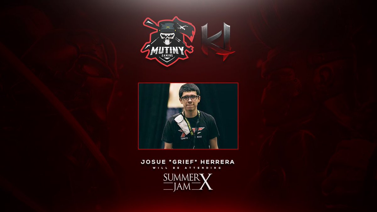 MutinyGG's tweet photo. #MutinyFGC
We are excited to announce that @mutinygrief will be attending Summer Jam X this weekend! #KI https://t.co/wxVHh6pqao