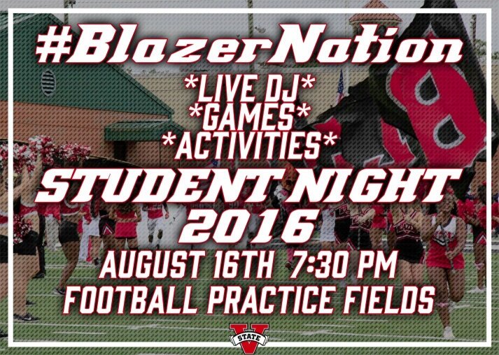 Fase31's tweet photo. Everybody come out and support! 🔥🏈 #vstate20 #vstate19 #vstate18 #vstate17 #vstate16 https://t.co/JIAbgIxJoP
