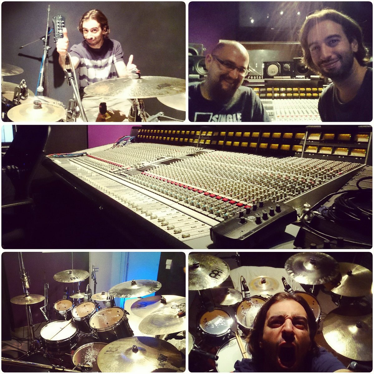 FallenJoy's tweet photo. Time to record a new album ! #dayone #FJ #FallenJoy #new #album #drums https://t.co/TAeFJ6fsWj