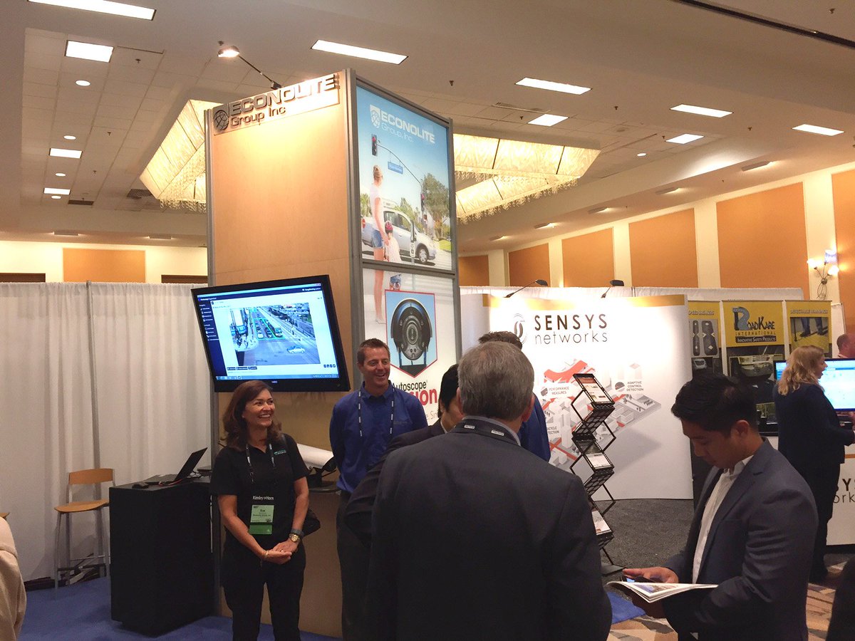 Econolite_ITS's tweet photo. 1st day of ITE 2016 exhibition @econolitegroup booth 513 stop by enter and win Asus #ZenWatch #AutoscopeVision https://t.co/2u0NuSb9dJ