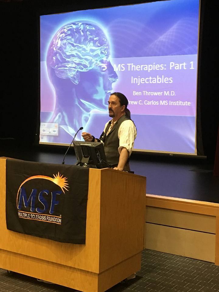 MS_Focus's tweet photo. Watch MS specialist Dr. Thrower on injectable disease modifying therapies for #MS. #4MSF https://t.co/aFhowTinNd https://t.co/9Iptlj5H6S