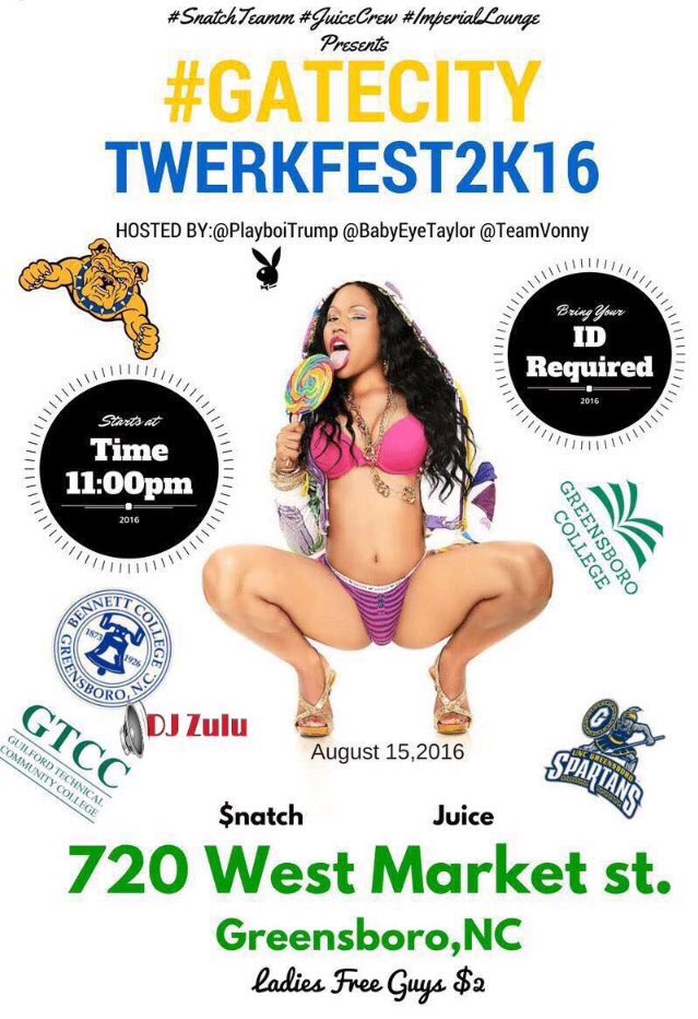 Dj_Zulu9's tweet photo. Come out tonight
‼️.         ‼️.           ‼️
 #UNCG #NCAT #WSSU https://t.co/TVavUVN1yi