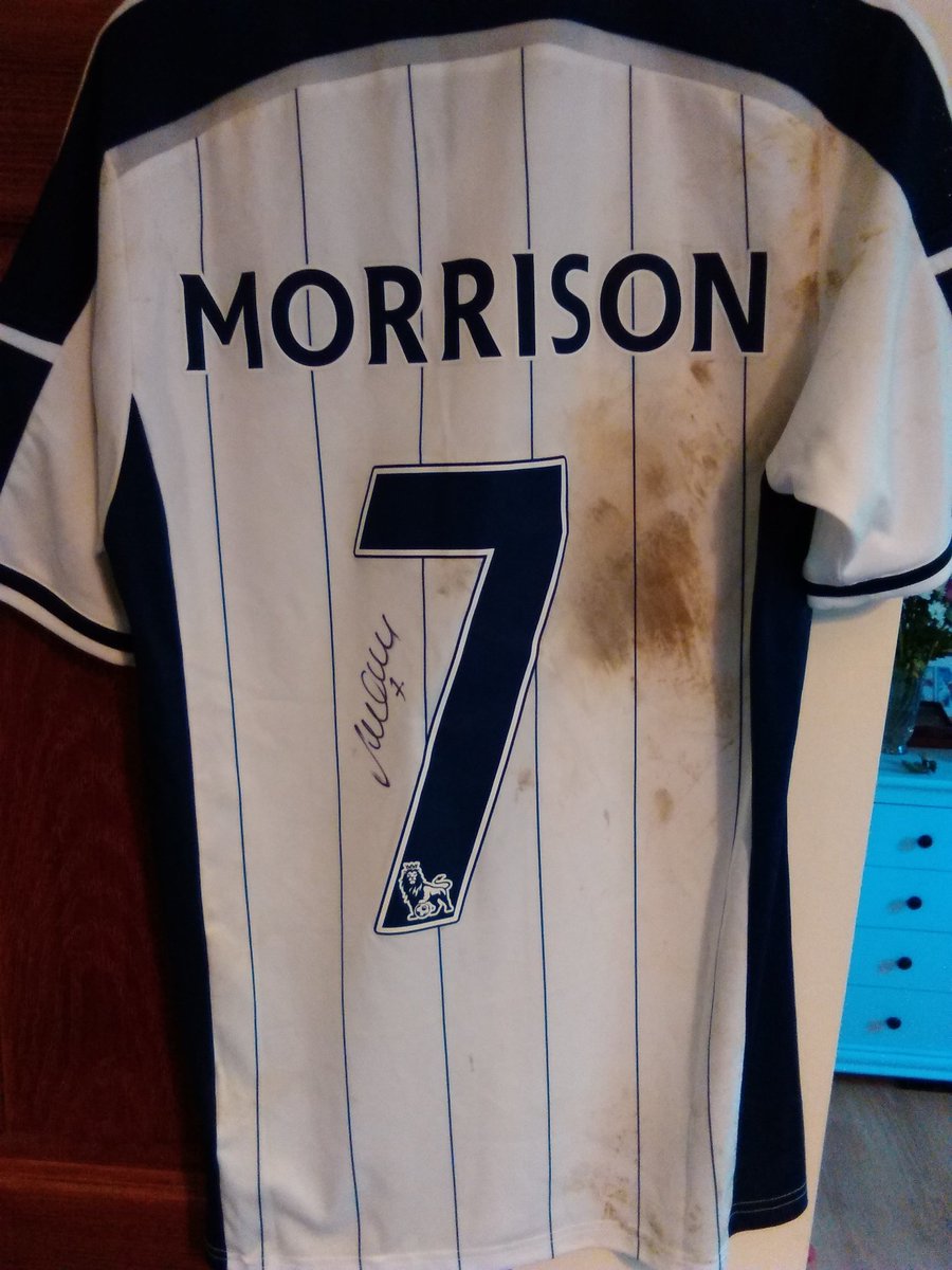 MeredithTony's tweet photo. Up for auction till wednesday night match worn signed shirt in aid of birmingham children's hospital #teamava #bch https://t.co/qCd9muA6OL