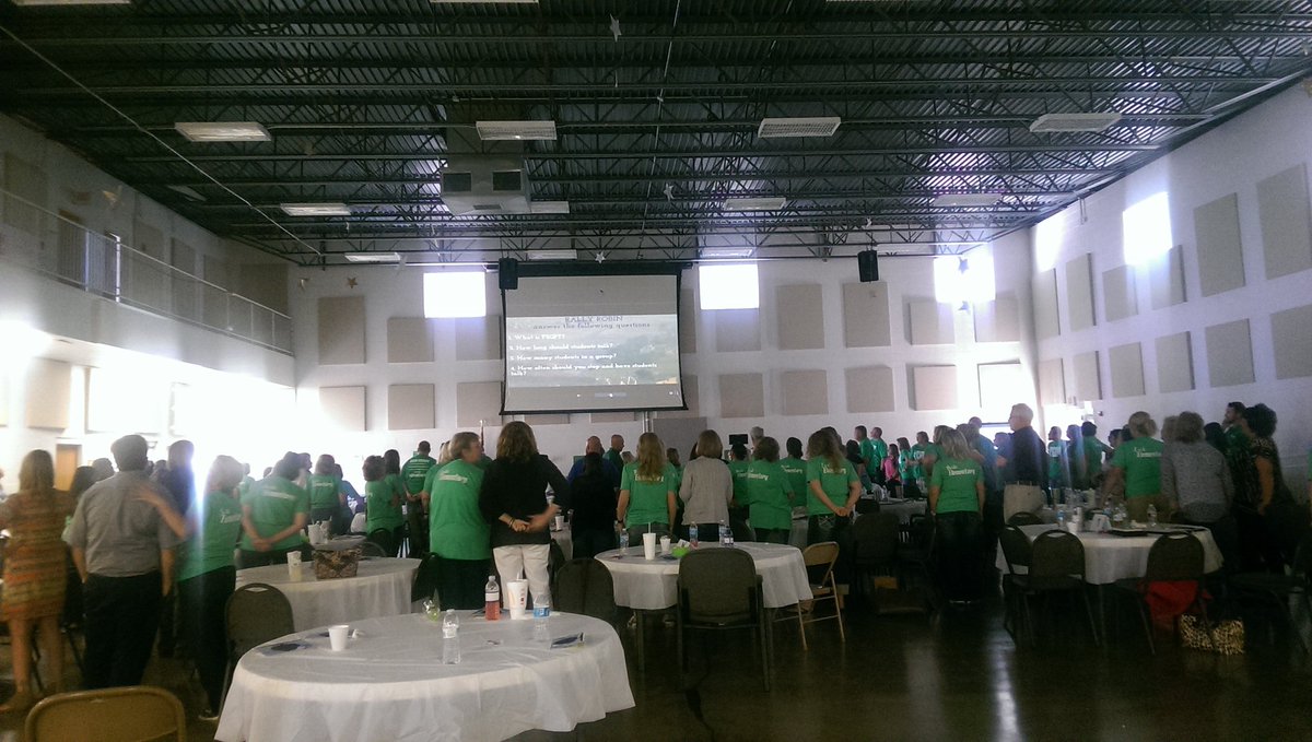 Bucks4Learning's tweet photo. Stand up, Pair up! Fundamental Five! #bisdteachersrock #bisdcon https://t.co/TBFxd9dgPH