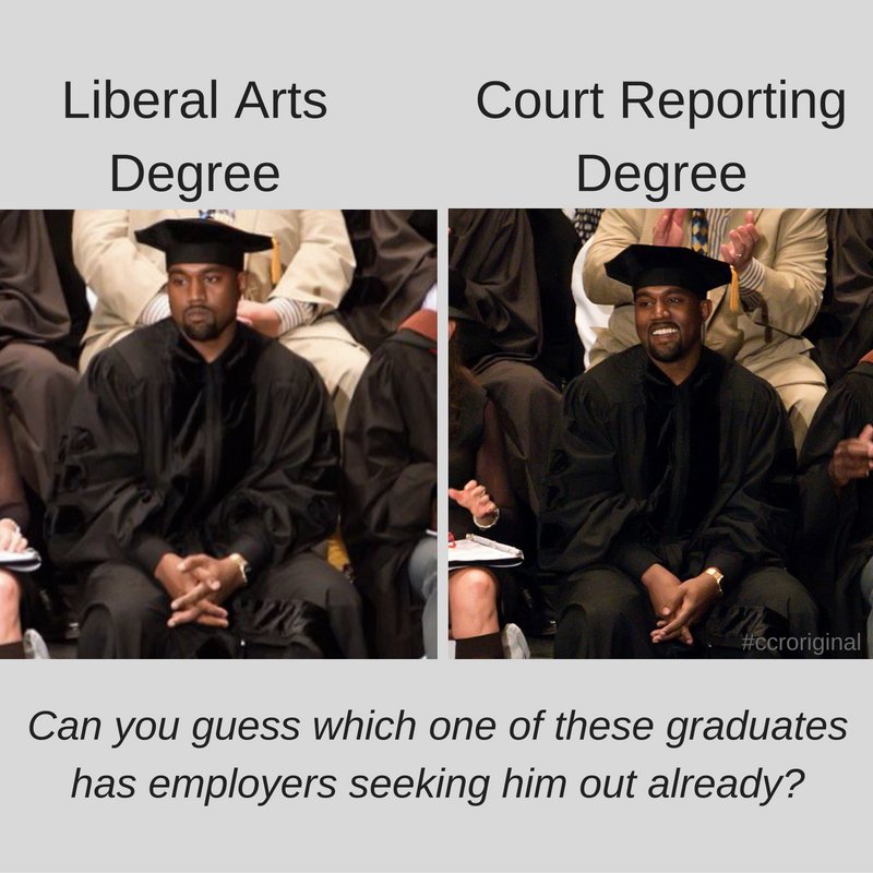 CollegeCourtRep's tweet photo. Still thinking about taking our free course? The job opportunities for court reporters are endless! #PlusOne https://t.co/3i4QOzjiJ1