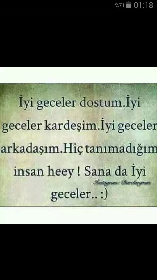 İyi geceler