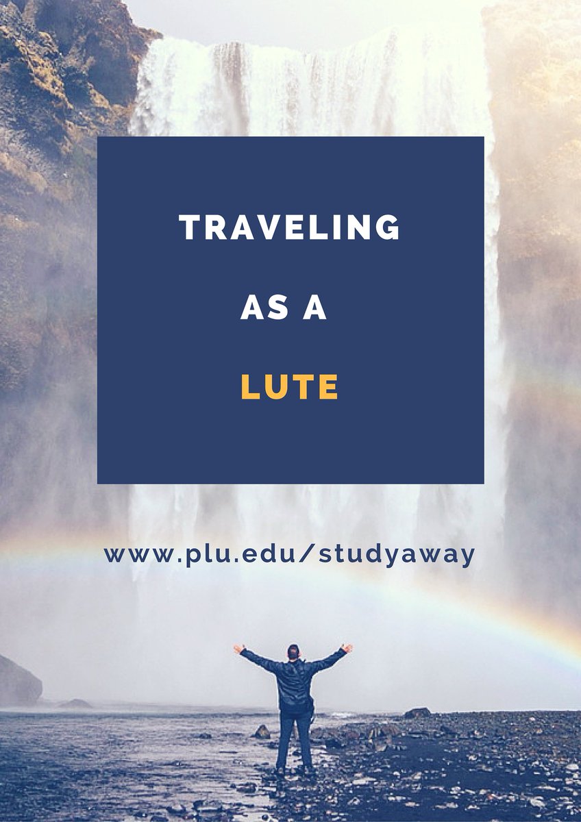 PLUMSMR's tweet image. Traveling can be made possible when you are Lute! 
Discover more: plu.edu/studyaway