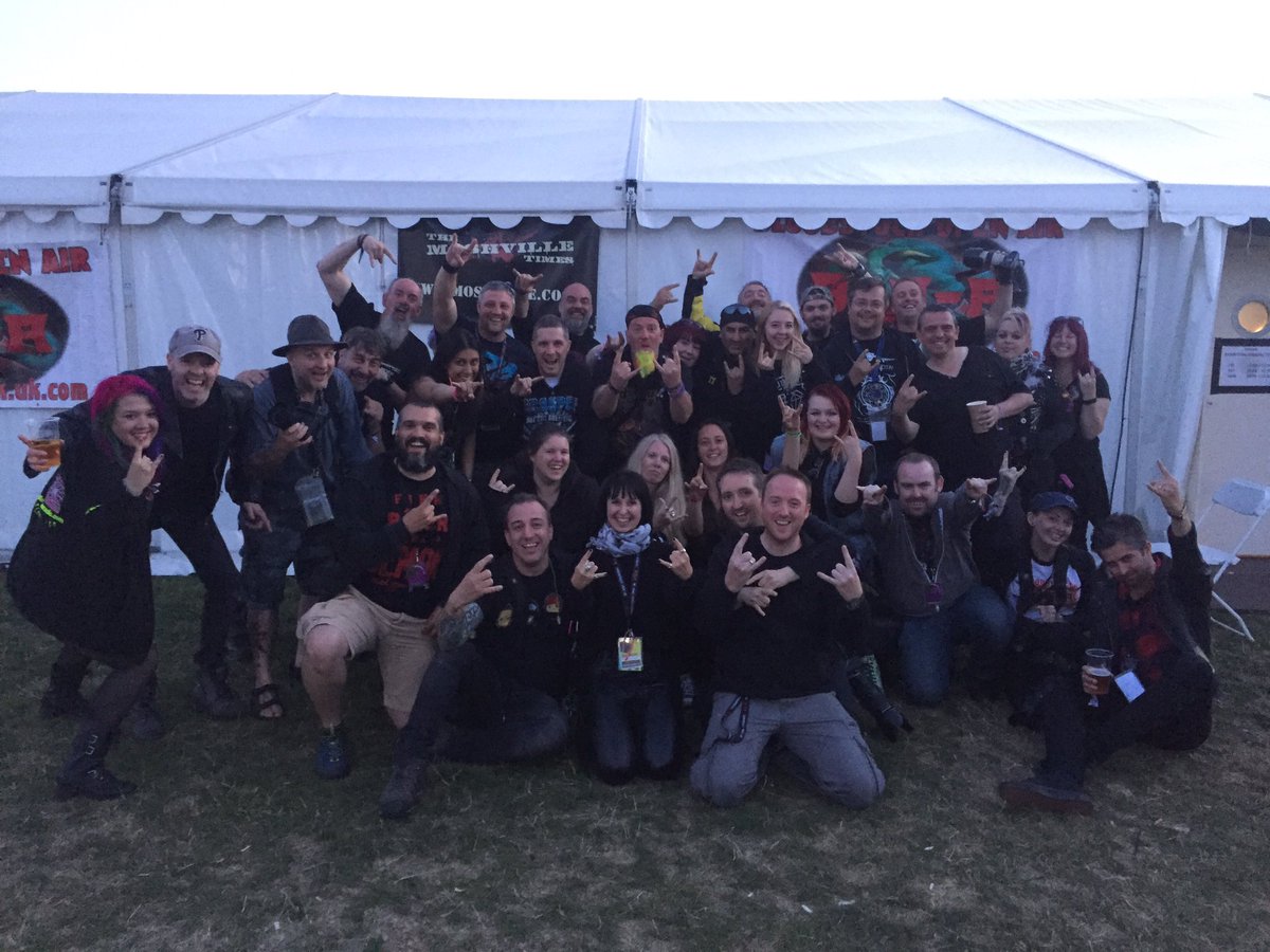 @BLOODSTOCKFEST @vickyhungerford @BloodstocksAdam the best photographers and crew on the planet! #bloodstockfamily