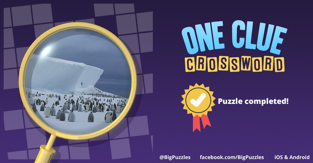 I completed a puzzle in One Clue Crossword. Play now for free!
onecluecrossword.com #OneClueCrossword