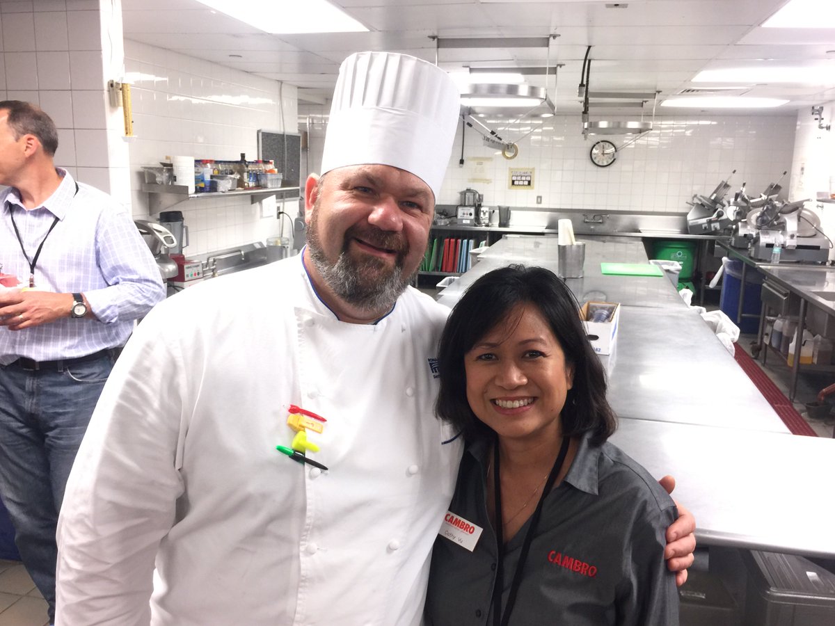 Cambro1's tweet photo. #AOCF2016 Visiting Reagan Intl Trade Center for a tour. Exec Chef Craig McMullen! https://t.co/XXarnoJhQj