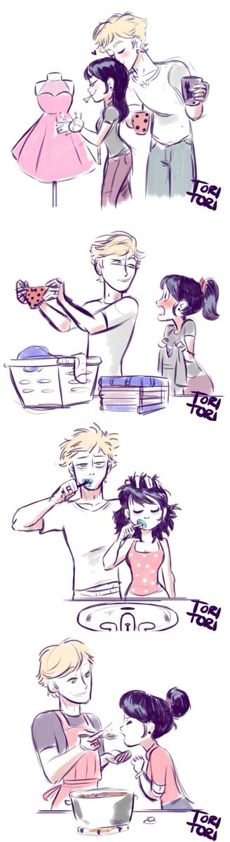 Miraculous_Fan4's tweet photo. This would be so cute😍😋❤😱 #MiraculousLadybug #Adrientte #Ladynoir #Cute https://t.co/u6yAkvYuan