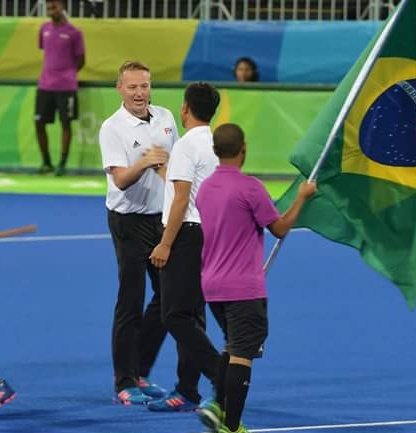 CoenvB's tweet photo. Unfortunately no more games for me 2 umpire @Rio2016 #proud that Ive umpired 5 #Olympic matches! #stepbystep #letsgo https://t.co/5pxkgJdIqb