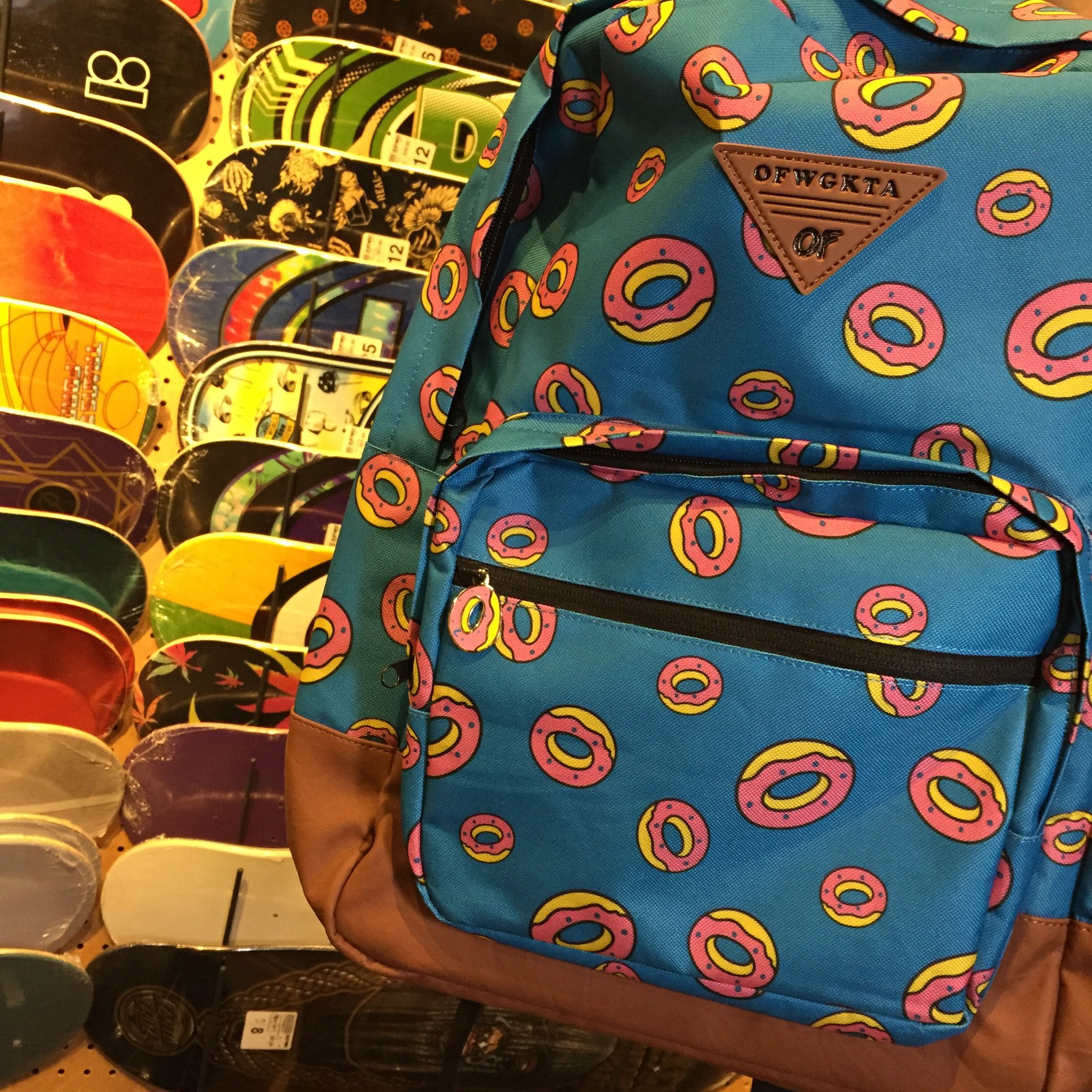 Blue odd future backpack sale