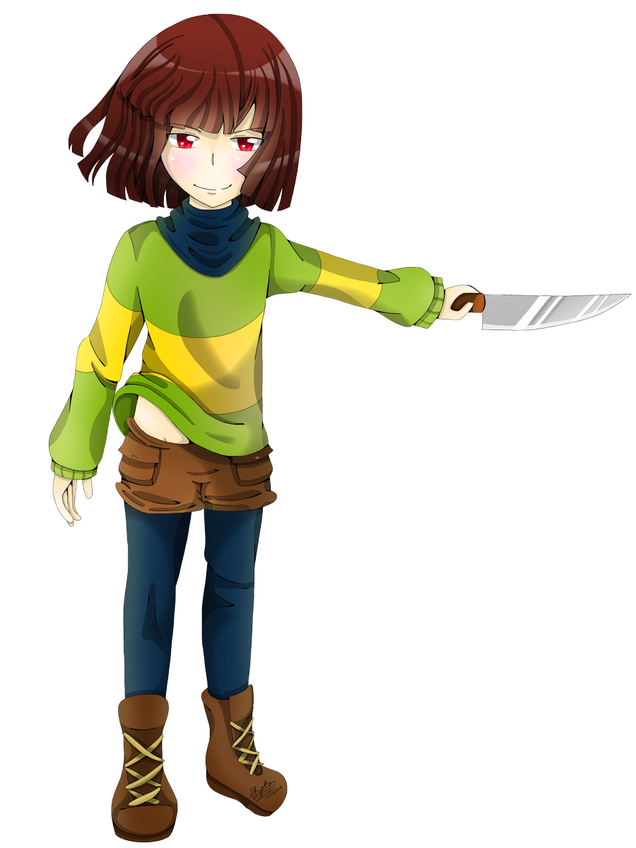 ラブリー Undertale Chara Knife さかななみ ラブリー Undertale Chara Knife さかななみ