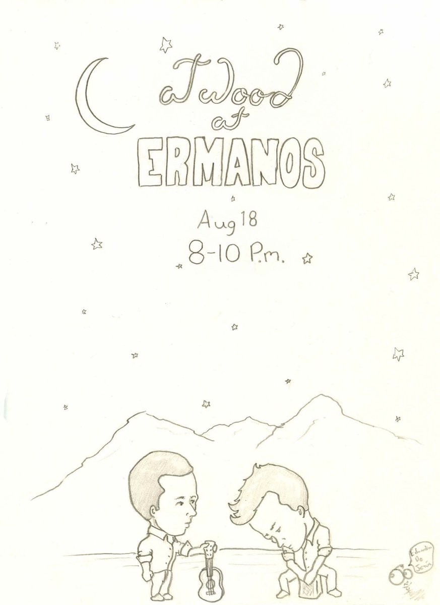 AtwoodMusic's tweet photo. Tucson friends, we're playing a show at @ermanosbar this Thursday, August 18th. Come hang out with us! https://t.co/pk8FWI61Oe