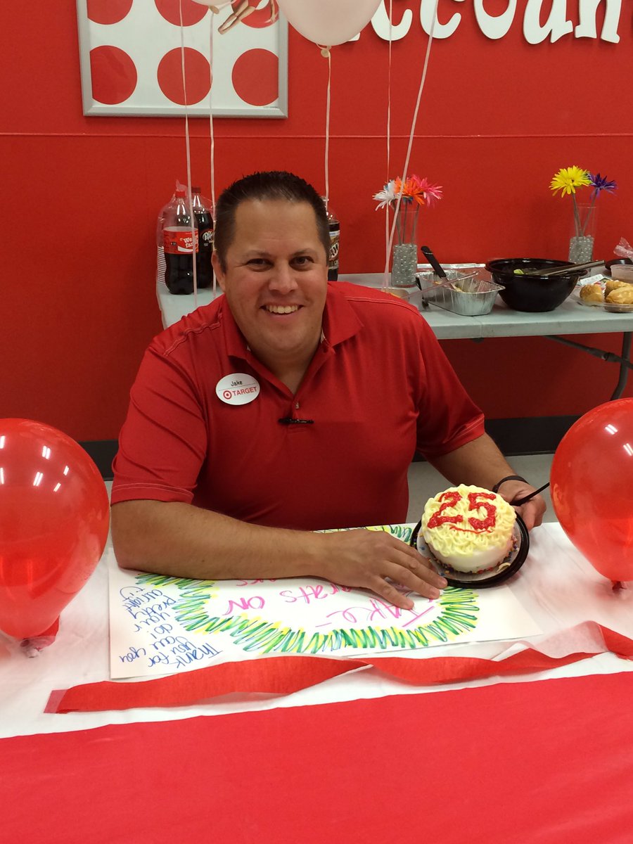 brianfairhurst1's tweet photo. Congrats on 25 years at Target!! Way to go Jake!Thanks for the great years! @targettiff @kobiezim @kmcdonaldharris https://t.co/uhTRpiDxW4