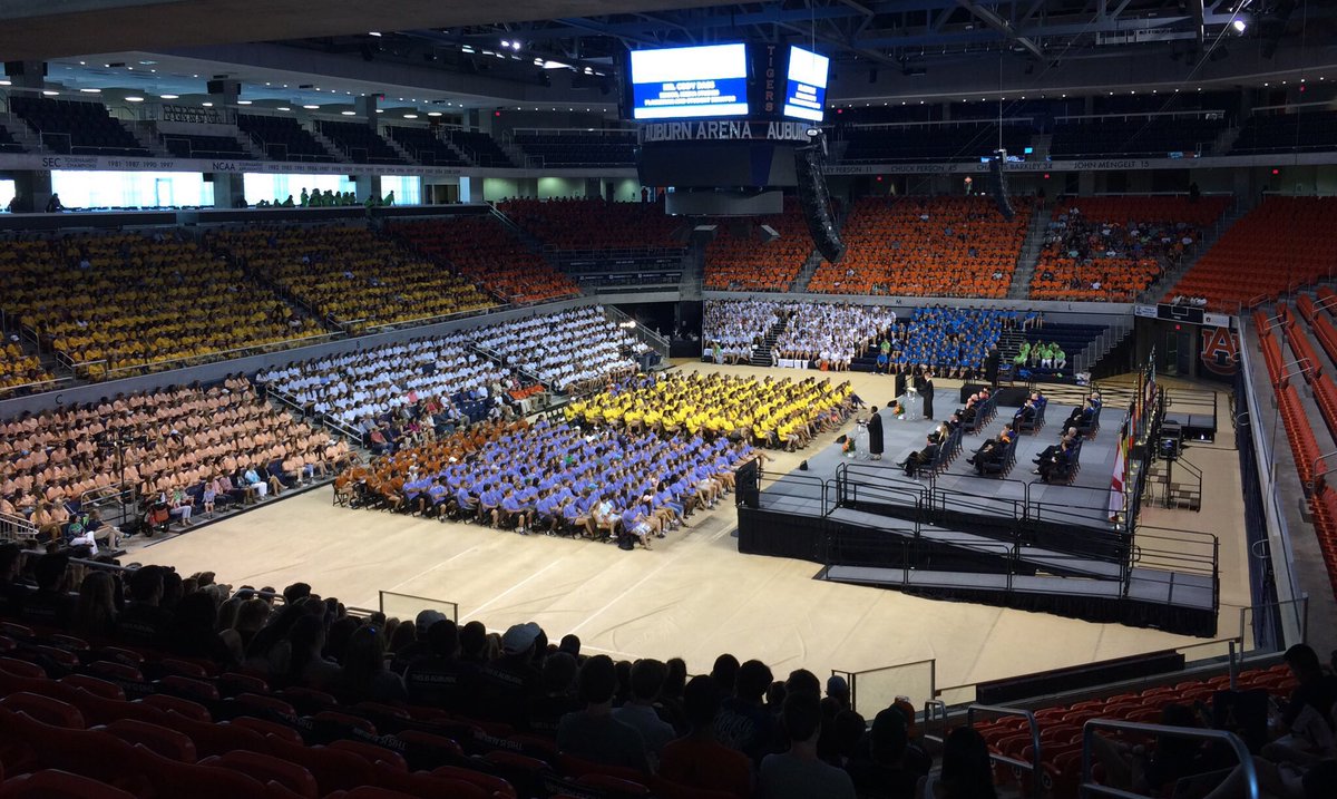 AuburnSOS's tweet photo. Great to see the New Transfer and Freshmen class today at Convocation! #wareagle @AUCampWarEagle @AuburnSOS https://t.co/mEYjlQXXFP