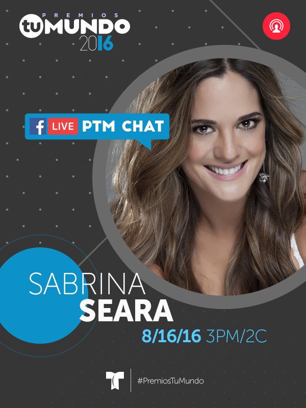 SrDeLosCielosTV's tweet photo. ¡En dos horas, @Seara_sabrina estará con nosotros! ¿Qué le gustarías preguntar? #PTMChat https://t.co/CujdoBmt1H https://t.co/hYQe62sio9