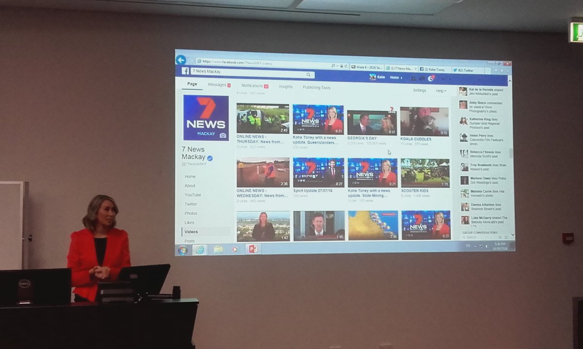 Madeleine Gromann (@madgrom) on Twitter photo Today at <a href="/usceduau/">UniSC: University of the Sunshine Coast</a> : #channel7 news reporter <a href="/katietoney7/">Katie Toney</a> about online journalism. #cmn237 Today at <a href="/usceduau/">UniSC: University of the Sunshine Coast</a> : #channel7 news reporter <a href="/katietoney7/">Katie Toney</a> about online journalism. #cmn237