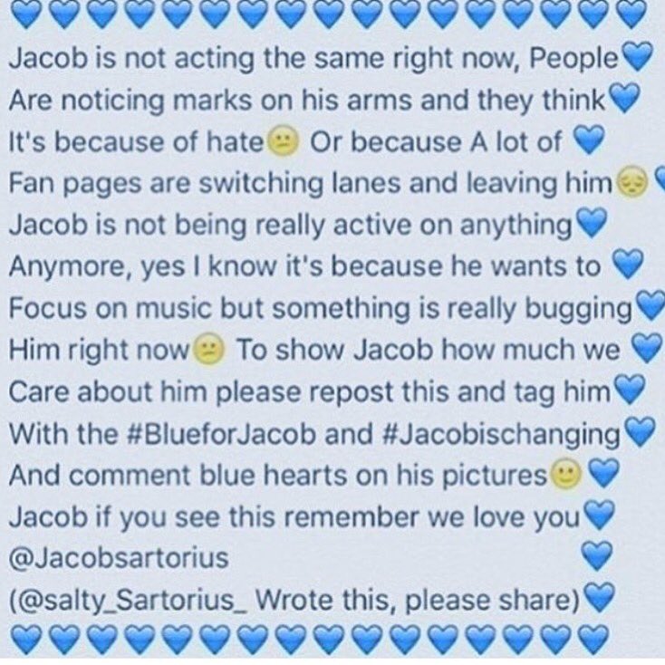 jacubbsartorius's tweet photo. #BlueForJacob #jacobnoticeyourcuties 💙💙💙💙💙💙💙💙💙💙💙💙💙💙💙💙💙💙💙💙💙💙💙💙💙💙💙💙💙💙💙💙💙 @jacobsartorius https://t.co/p556YYjJu5