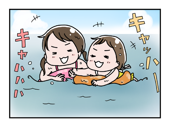ブログを更新しました☆ いっちょまえ姉妹を育てています(旧姉ちゃんは育児中) : 海水浴での子どもの様子とおすすめ浮き輪 https://t.co/Z8yysjkxjq 