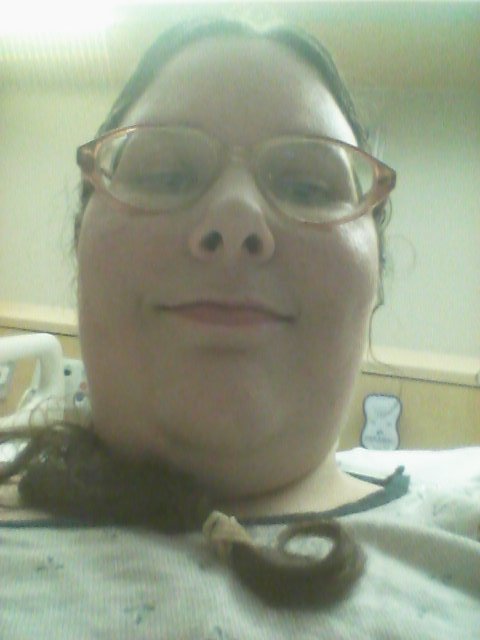 One of the nurses braided my hair. Thanks, Bethany!
