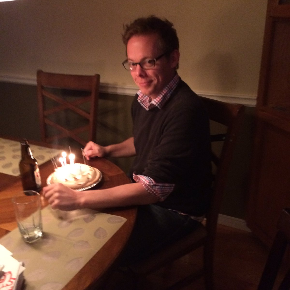 Sherilee_H's tweet image. Why have bday cake when you can have bday pie?  Happy bday to our stats wiz, @DrDanielGillis!  From yer #polarpeeps