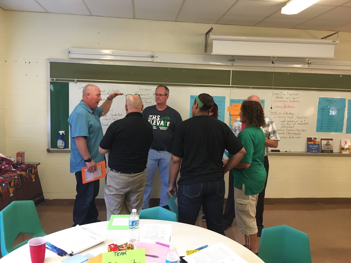 KHS staff teachers reflecting on the essential elements of effective instruction.  #lovemyteachers