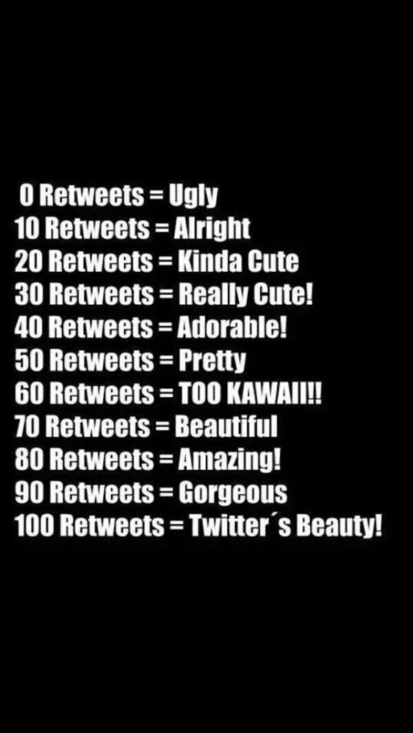 I am gonna try this but I doubt no more than two will retweet