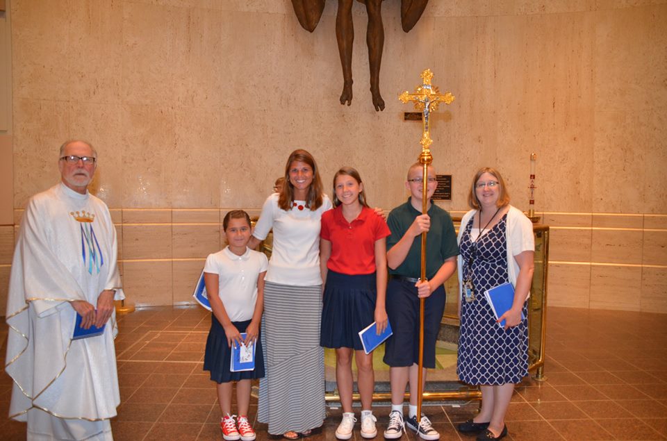 <a href="/StPaulValpo/">Saint Paul Valpo</a> starts the year off right...at Mass! #BackToSchool #firstdayofschool2016 <a href="/bishophying/">Bishop Donald Hying</a> <a href="/GaryDiocese/">Diocese of Gary</a>