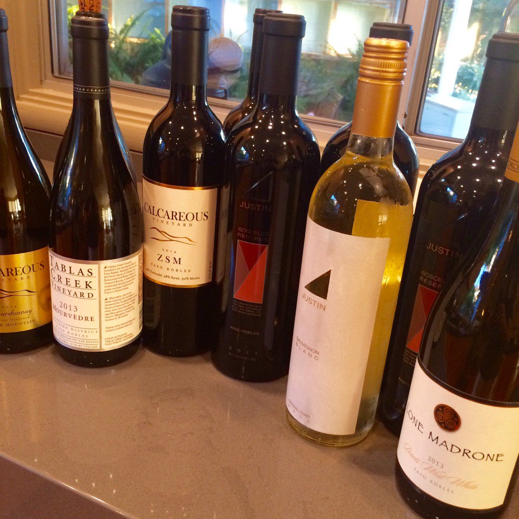 Tastes Like Grapes (@tasteslikegrape) on Twitter photo Our weekend haul in #Paso <a href="/JUSTINWine/">JUSTIN Vineyards & Winery</a> <a href="/CalcareousWine/">Calcareous Vineyard</a> <a href="/lonemadrone/">Lone Madrone</a> <a href="/TablasCreek/">Tablas Creek</a> cc <a href="/Dracaenawines/">Lori & Michael</a> Our weekend haul in #Paso <a href="/JUSTINWine/">JUSTIN Vineyards & Winery</a> <a href="/CalcareousWine/">Calcareous Vineyard</a> <a href="/lonemadrone/">Lone Madrone</a> <a href="/TablasCreek/">Tablas Creek</a> cc <a href="/Dracaenawines/">Lori & Michael</a>