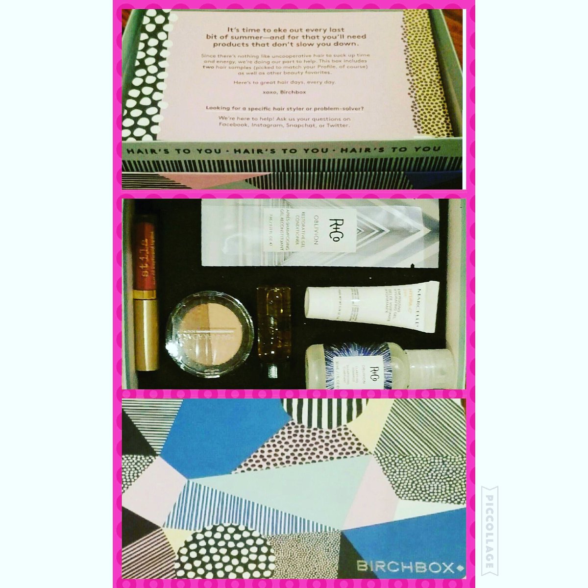 clee0311's tweet photo. My very 1st @birchbox gift from @peachy007!! 🤗 #hairstoyou #beautyprotector @MANNAKCosmetics #rco
@stilacosmetics https://t.co/nzvNpEX85p