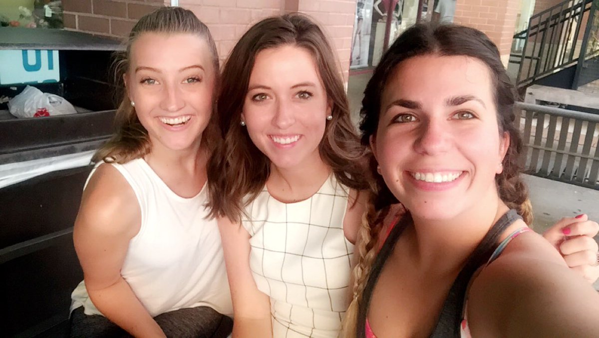 AbbyHasling's tweet photo. Thankful for these beautiful ladies! Going to miss you when I go back to Lubbock. @EmilyLatham17 @tweeterkdeeter https://t.co/xq8oczMKZz